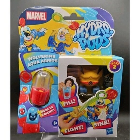 Hydro Pods Wolverine Aqua Armor Starter Pack Water Figure collector - Picture 1 of 3